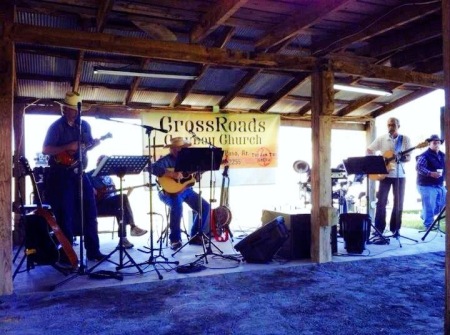 Crossroads Cowboy Church Band that i'm in.