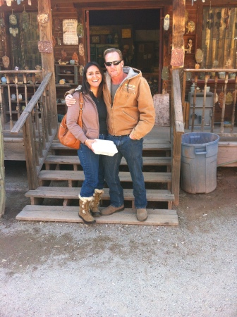 Me and my husband at Superstition Mountain, Az