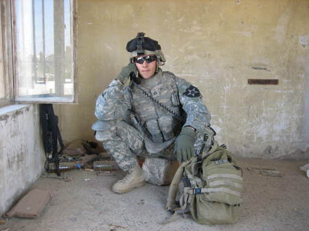 Son Colby on his first tour in Iraq 2006