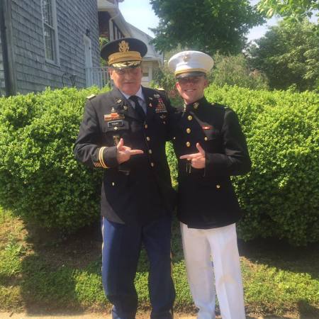 Will n Pic at Graduation from Annapolis