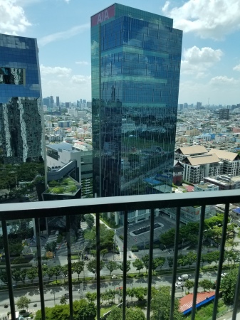 View from my Condo in Bangkok Thailand 