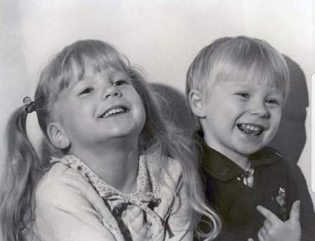 Our kids Kelly and Scott when they were little