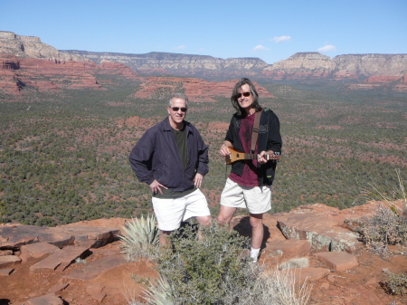 Martin & Lamm rehearsing in Sedona