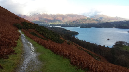 The Lake District in Northwest England 