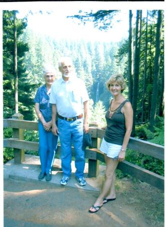 With Dad and friend -Silver Creek Falls 2011