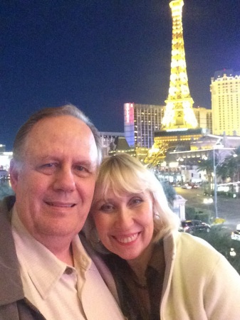 My wife and I in Las Vegas