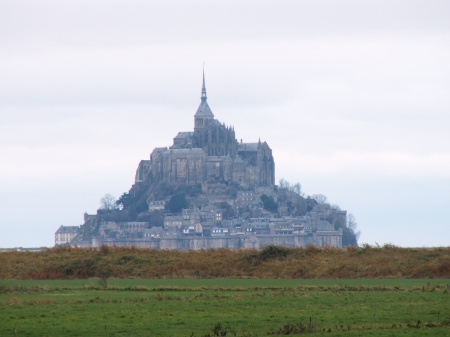 Mont Saint Michel (pronounced mee-shell)