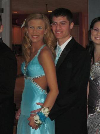 Erica and her friend Michael~Senior Prom~Central Catholic HS~May 2012