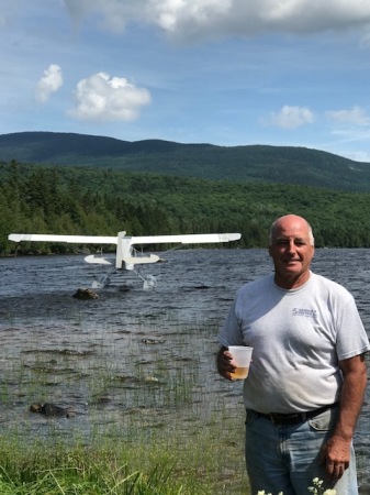 Flew into Grace Pond in Maine