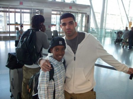 Son and I with Drake