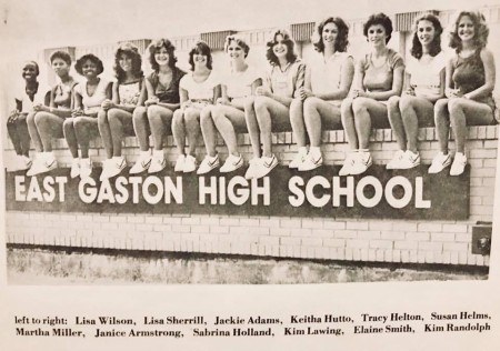 1979-80 East Gaston High School Cheerleaders