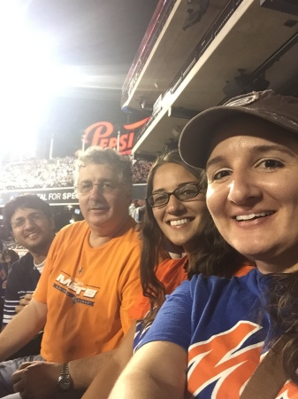 Mets game with my kids