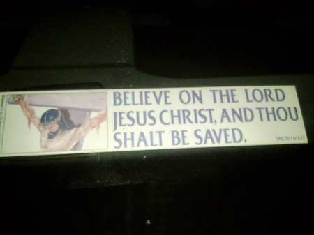 Well  will you?  It is good to be saved!