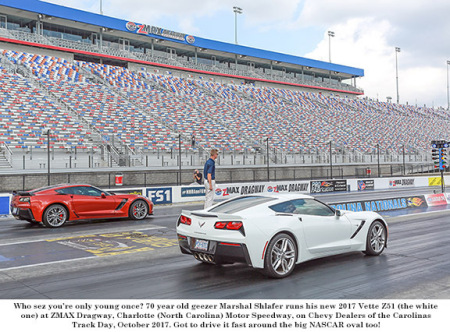 Marshal Shlafer at Charlotte Motor Speedway