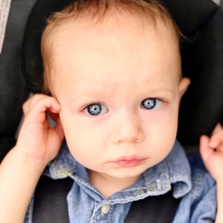 Mr Blue Eyes — my 3rd grandchild