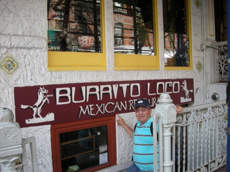 Me in NYC,  found a Mexican restaurant