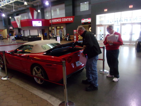 On Display (ours) National Corvette Museum