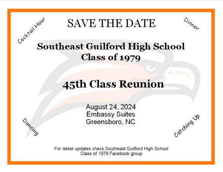 Southeast Guilford High School 45th Reunion