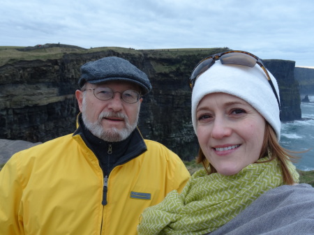 Lindsey and I at the Cliffs of Moher