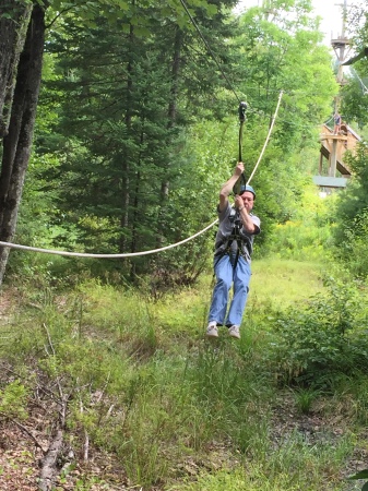 Zip Lining "Crazy"