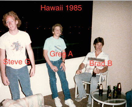 Rick Johnson's album, 1985 Senior Trip. to Oahu Hawaii