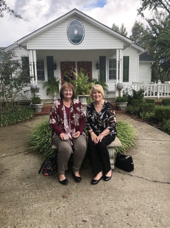 Tennessee Tea Room with friend Carol