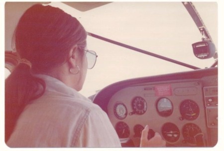 Susan, 20, flying my floatplane