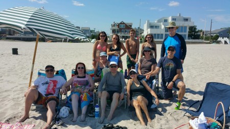 Family on Margate Beach