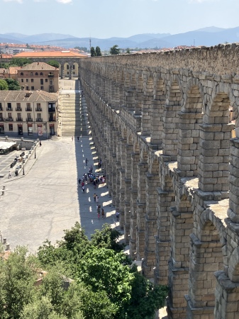 The Roman Aqueduct: Segovia, Spain June 2023