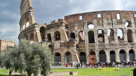 Coliseum in Rome, Italy.