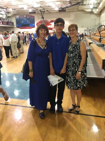 7th grade "graduation" for my grandson, Ethan.