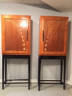 Cabinets for Eric & Brian - Oak w inlay