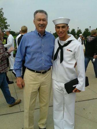 Grandson graduates Navel Boot Camp