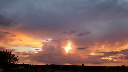 Sunset 6-4-2017 - Carnegie, Oklahoma
