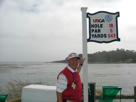 18th Tee at Pebble Beach, US Open