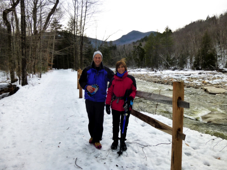 Winter hiking in New Hampshire January 2014