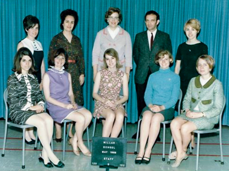Millar School Staff - 1968