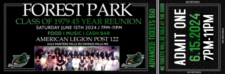 Forest Park High School 406  45th Reunion