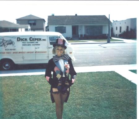 Sharon as the Bel Air Bum 1969 LMAD