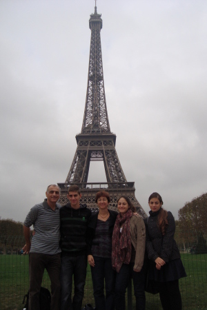 My family and I in Paris