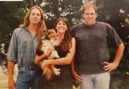 Marty, Dawn & Brian and Shiloh the Sheltie 