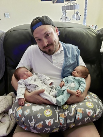 Nephew Drew (Bill’s son) & his sons, 2020