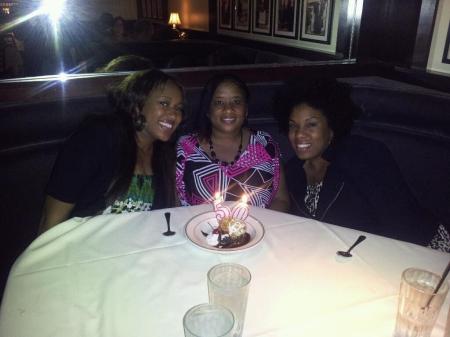 My girls and I celebrating my 50th in Vegas