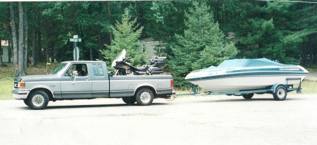 summer weekends at Houghton Lake