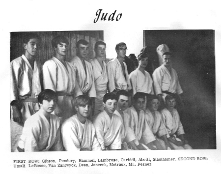 1965/1966 ASP Judo Team at ASP