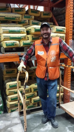 Me at Home Depot