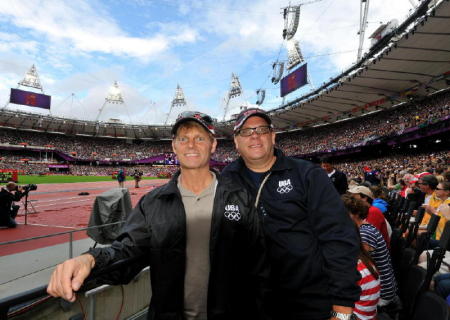 Jeff & Mark Dyviniak at Olympic Stadium