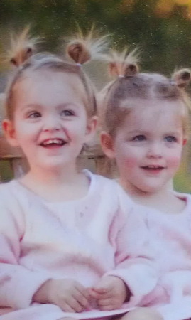 Twin granddaughters