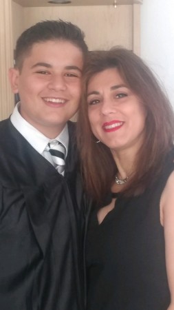 My son's 8th gr graduation 6/2018