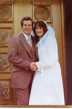 Wedding day - July 22, 1977. 